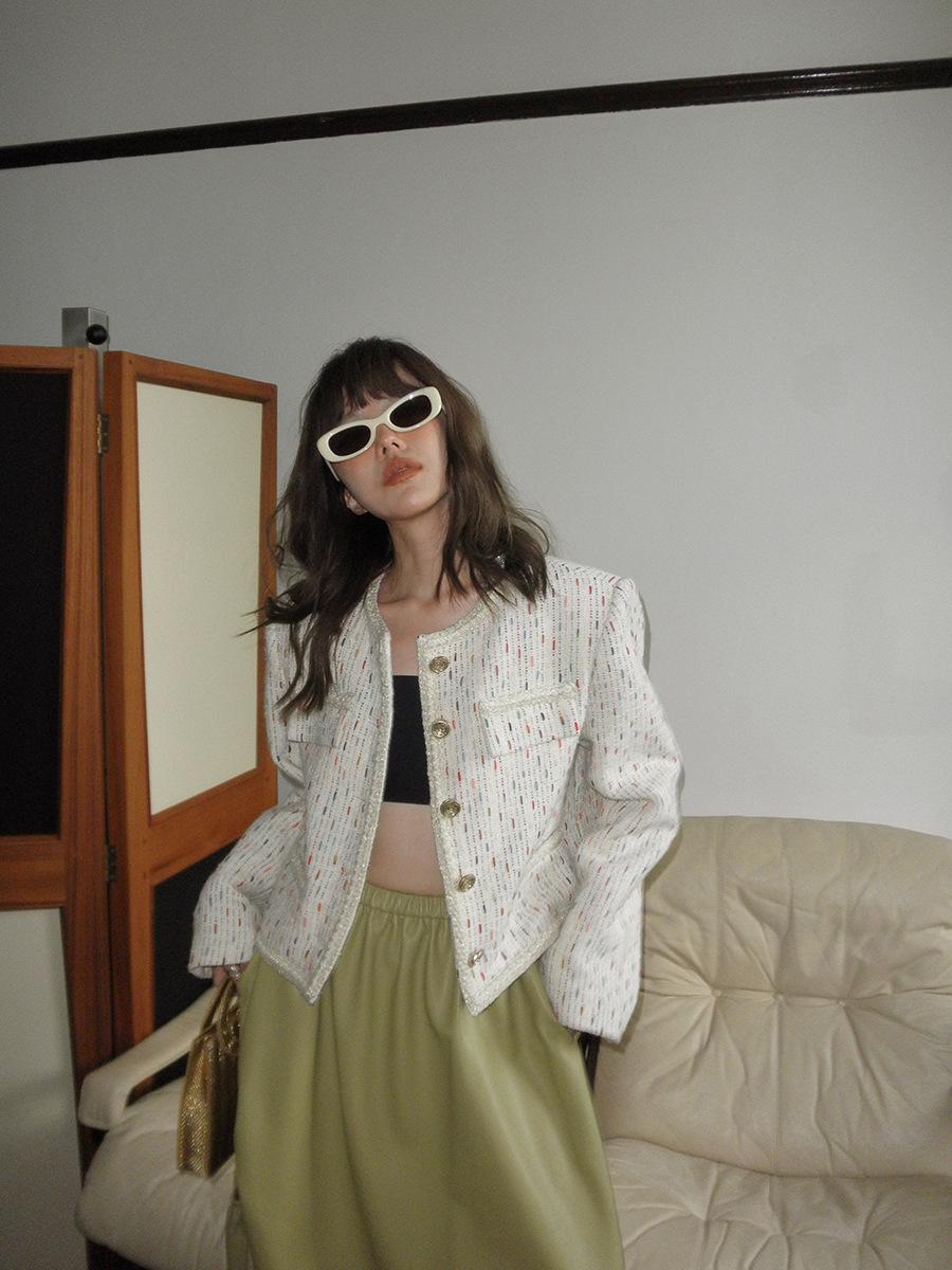 

Короткий кардиган в стиле светской львицы Сяосян для женщин на весну M