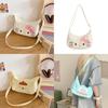 Hello Kitty Cartoon Nylon Shoulder Bag For Daily Use With Lightweight Design For Girls