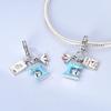 Charms Coppercreative Colorful Baking Recipe Beads Fit Charms Plataoriginal Bracelet Beads Women Jewellery Making