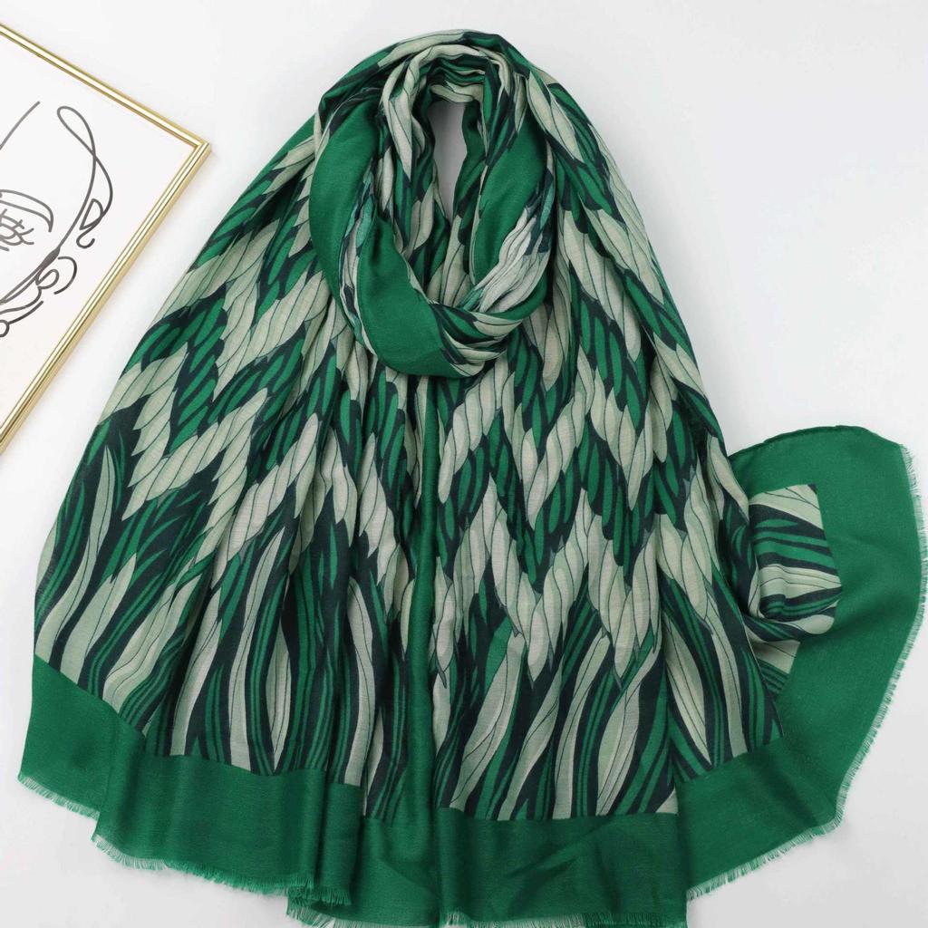 2024 Spring And Autumn Winter New Cotton And Hemp Long Thin Scarf Travel Versatile Sunscreen Warm Shawl For Women