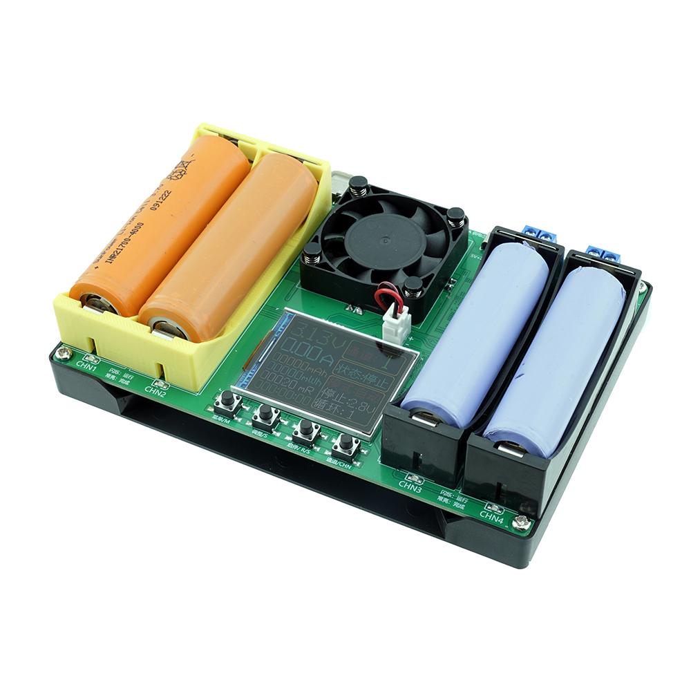 18650 21700 Battery Capacity Internal Resistance Tester Type-C LCD Display Battery Tester MAh Lithium Battery Detection Module