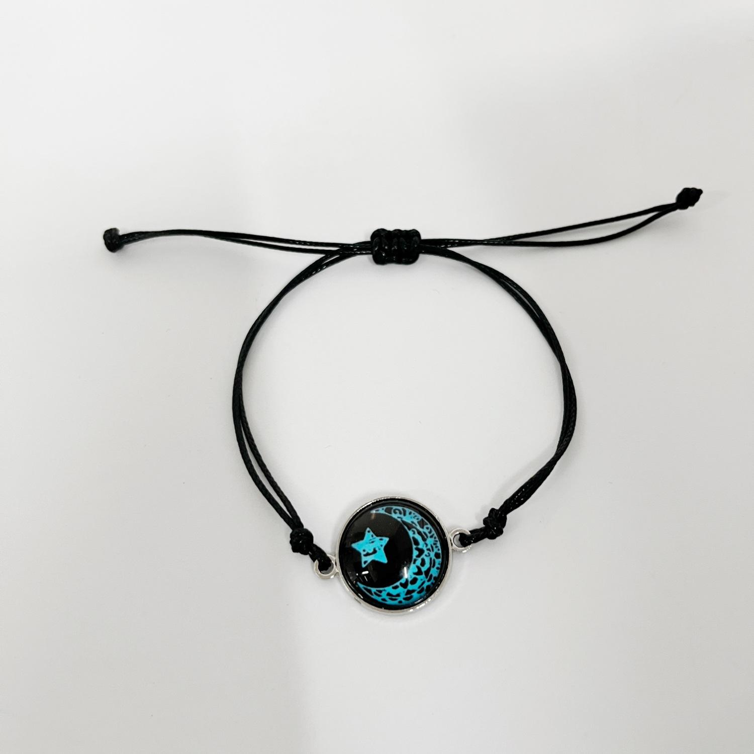 

JYL TS Bracelet Couple Cross Beaded Strengthens Faith & Relationship Stability moon бабуся сміт apple кольору