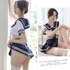 1 Set Sexy Uniform Cosplay Improve Ambience Soft Student Uniform School Girl Ladies Erotic Costume for Couple