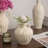 Plastic Vase White Imitation Ceramic Flower Vase Modern Art Nordic Decorative Wedding Home Indoor Table Gifts Dry Flower Vases