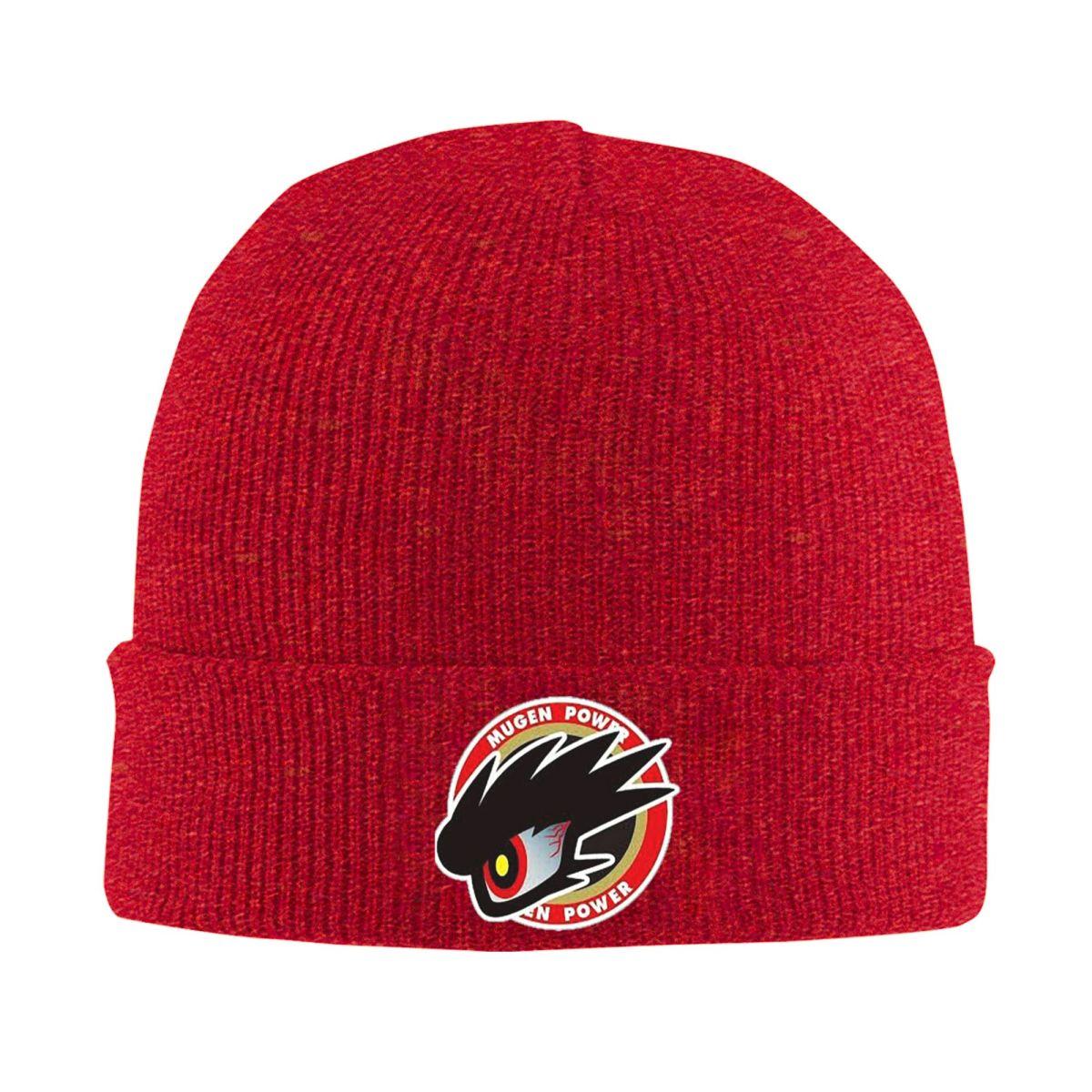 

Mugen Motorsports Power Warm Knitted Cap Fashion Bonnet Hat Autumn Winter Outdoor Beanies Hats for Unisex Adult One Size