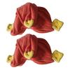 Hair Drying Towel Absorbent God of Wealth Hair Wrap with Button Fast