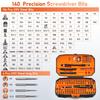 JOREST 152 In 1 Precision Screwdriver Magnetic Special Tool Screw Driver Torx T5 T6 T7 T8 T9 T10 Star Torx Screwdriver Set Is Suitable for iPhone