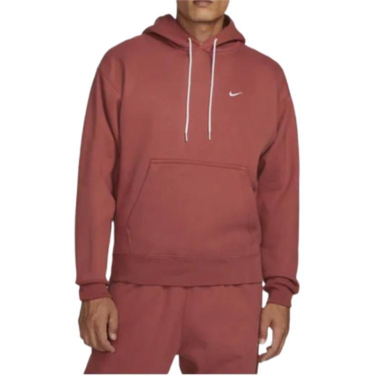 Nike Sweatshirts Men's Red Hooded Moderate Regular DA0316-691