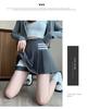 Women's Summer High Waist Pleated Mini Skirt - Striped A-Line College Style