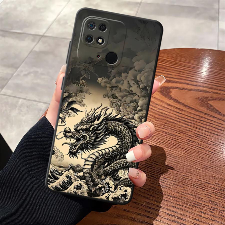 

Чехол для Xiaomi Redmi A4 K40 K80 Pro 12C 13C A3 A5 10 9 A1 A2 Plus 14C Funda Чехол для телефона Тотем Дракона Redmi 14C