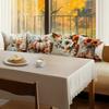 Home Decor Autumn Pumpkins And Floral Fall Pillow Covers Pattern Cushion Cover Suitable For Sofa Bedroom Car Pillow Cover
