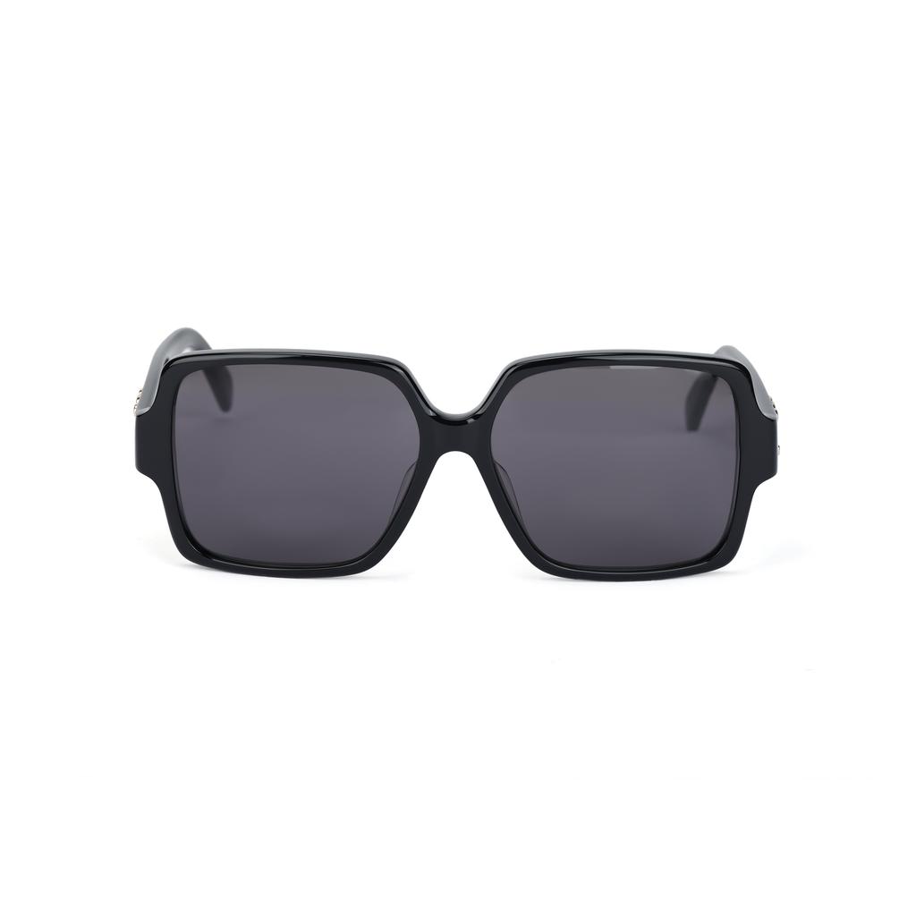 Celine Comfortable Fashion Plastic Square Sunglasses Women Sunglasses Black CL40316U01A