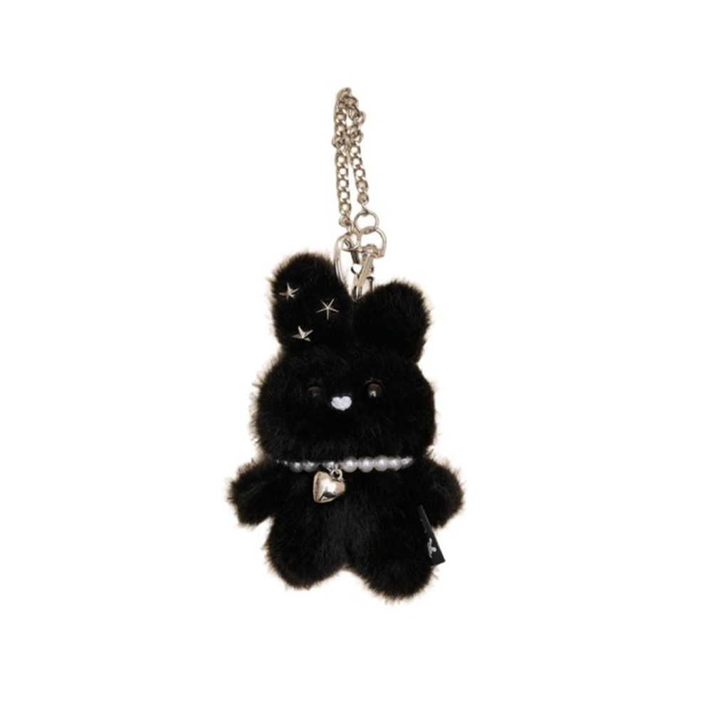 

MOSSGARDEN1919 Boku Boku Character Keychain Star Cubic Rabbit (Black) Star Cubic Rabbit (Black)_50MGAC0109
