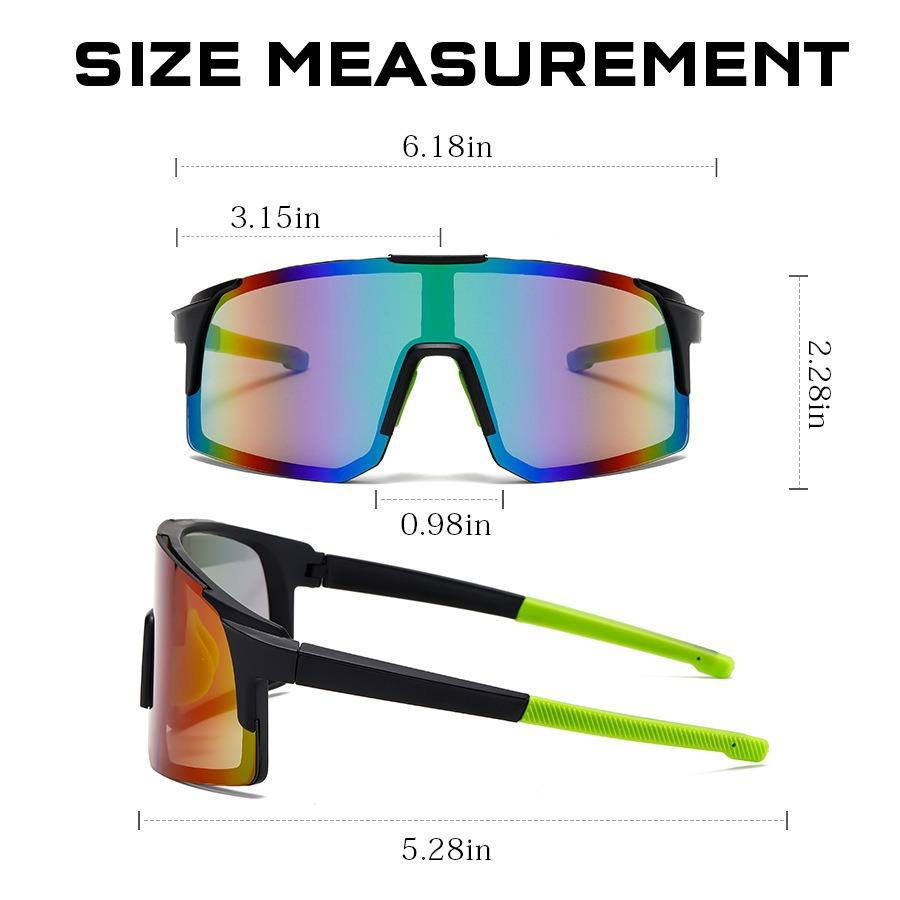 Eksportowe Okulary Sportowe Męskie i Damskie Okulary Rowerowe Kolorowe Szkła