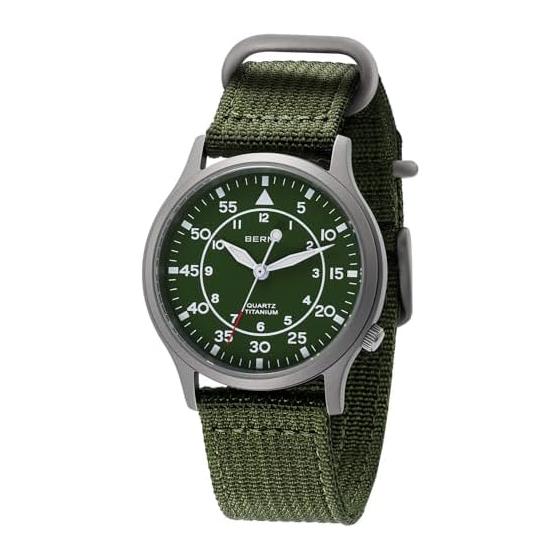 BERNY Watch Men Men s Watch Wristwatch Men s Titanium Watch Japanese Sweep Second Quartz Movement Titanium Analog Quartz Watch 5 ATM Water Resistant