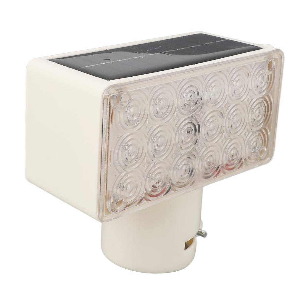 Solar Road Warning Light Red Blue Alternating 18LEDs Single Sided Waterproof Solar Traffic Safety