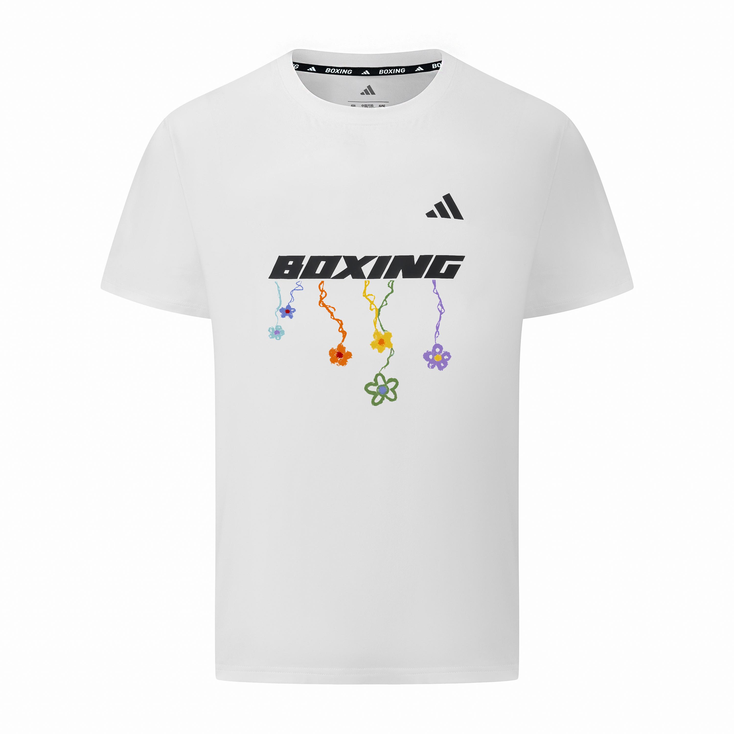

Adidas Classic Logo Hollow Letter Personalized Print Casual Comfortable Round Neck Short Sleeve T-Shirt Unisex Tops White T10-CLTS26B2-WB S