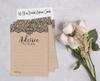 Inkdotpot Victorian Black Lace KraftA  Advice And Wishes Set Of 50 Bridal Shower Advice Game