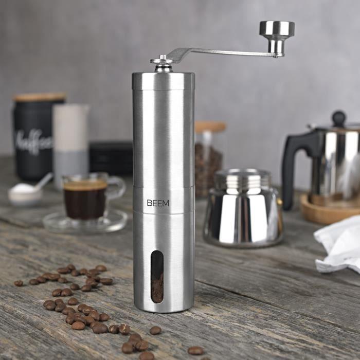 Moulin à café - beem - grind-2-go - manuel - 40 g - réglage du degré de meulage