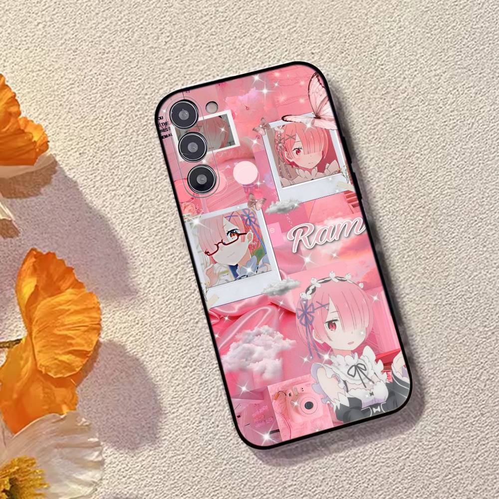 Anime Girl Re Zero R-Ram Phone Case Silicone Soft For Samsung Galaxy A73,A72,A71,A70,A53,A52,A51