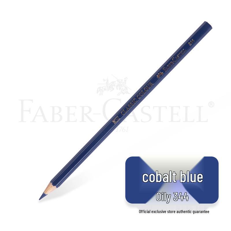 Faber-Castell Art Oil-Based Colored Pencils Set - Red, White, Black, and 60 Single and Complementary Colors.