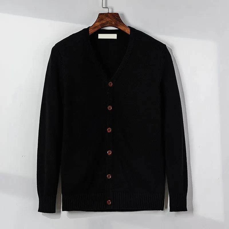 

Men s T Shirt Fashion Youth V-Neck Sweater Knitting T-shirt for Male Casual Tops Cardigan Sweater Tshirt M