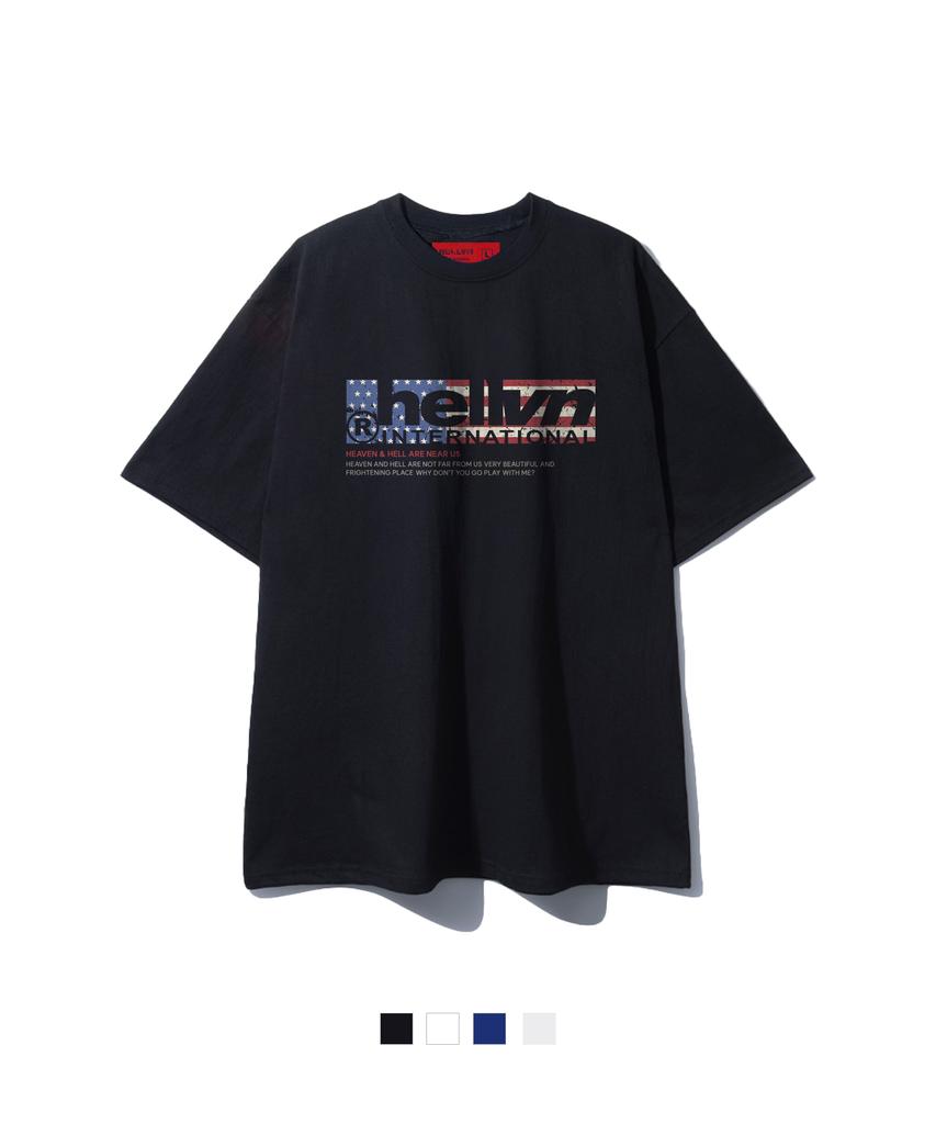 HELLVN H/V Ame-Signature Oversized Short Sleeve (Gos2-5Hv081)