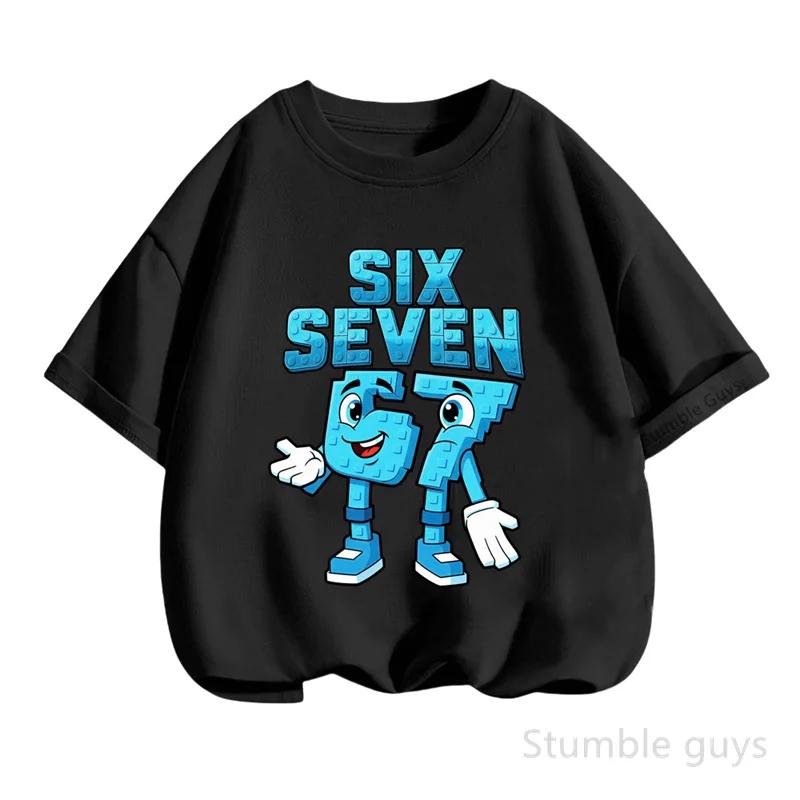 

Summer Fashion New Printed T-Shirt for Ages 6-7, Boys and Girls Casual Streetwear 100