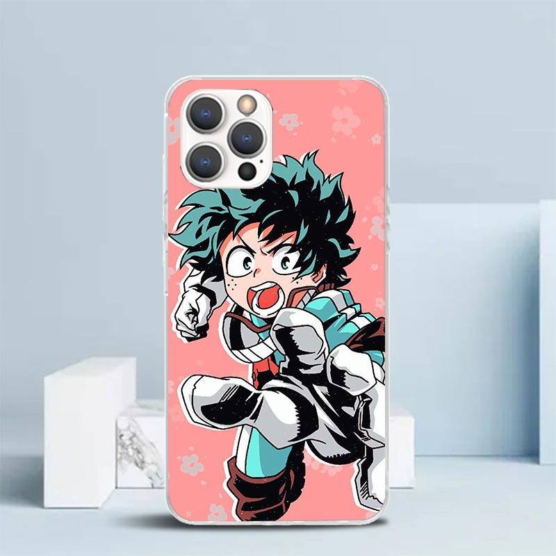 Mein Held Izuku Deku Handyhülle Für IPhone 16 17 Air 16E 15 14 Plus 13 Mini 12 11 Pro Max 7 8 + SE 2020 Weiche TPU Rückseite 16 17