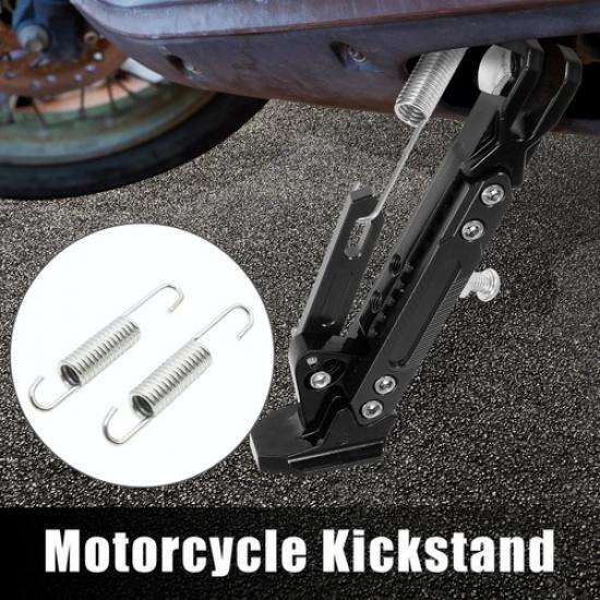 2pcs Silver Tone Motorcycle Foot Kickstand Side Stand Spring for Suzuki GS125
