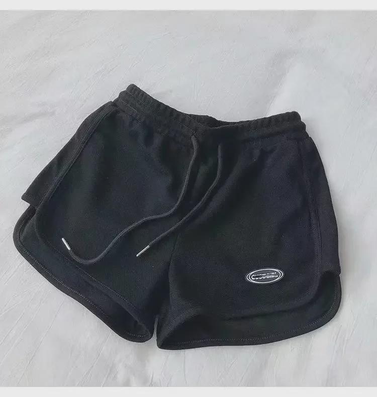 Summer Loose Slimming Hot Pants Women's Korean Version Versatile Casual Home Sports Solid Color Shorts for Outerwear Trend