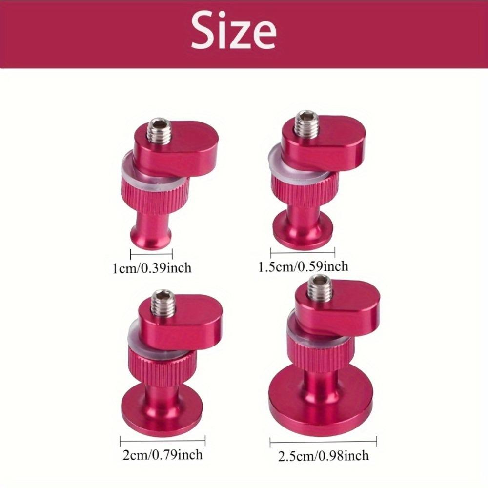 4Pcs Car Dent Repair Tool Puller Leveling Aluminum Alloy Round Gasket Puller Accessories Hail Pit Dent Small Pit Repair Reuse