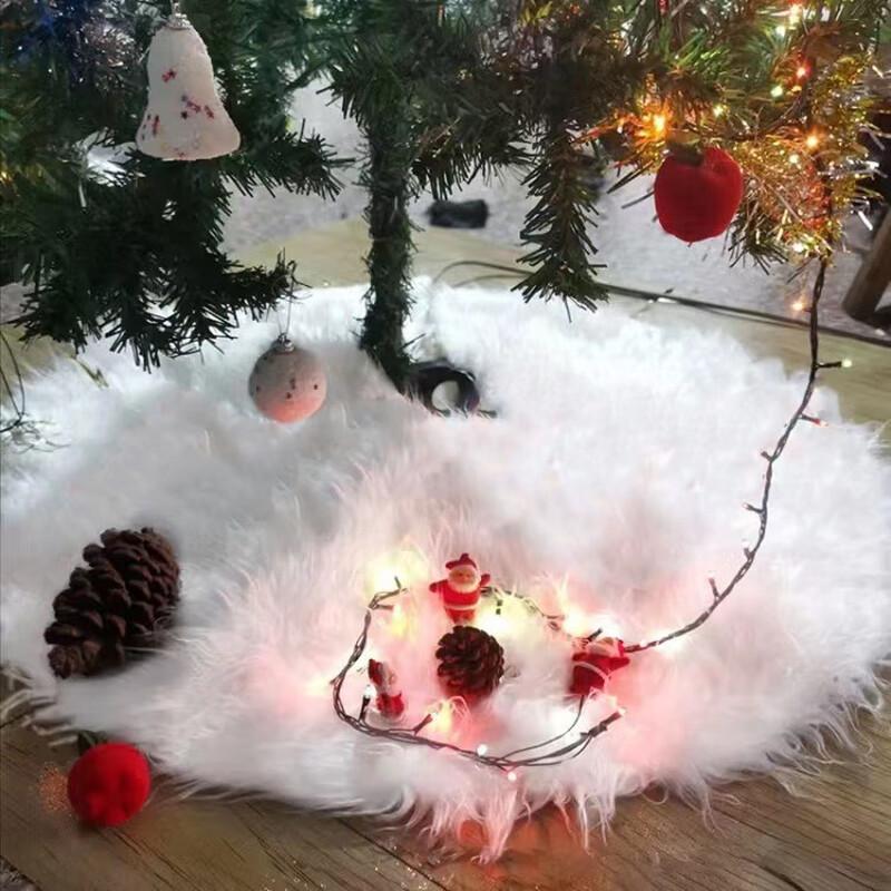 HEIXIE Luxury Flocked Snowfall Christmas Tree Set