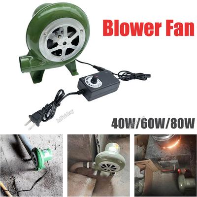 Elektromos fúvóventilátor BBQ ventilátor 100v 220v Alkalmas grillezéshez Mini kovácstűzhelyek Fúvó sebességszabályozóval AC100-240V M89B