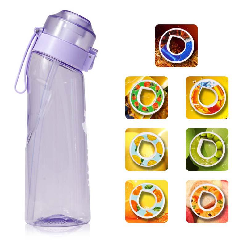 Sticlă de apă parfumată cu capsulă de aromă și inel aromatic - Cupă rezistentă la temperaturi înalte în stoc