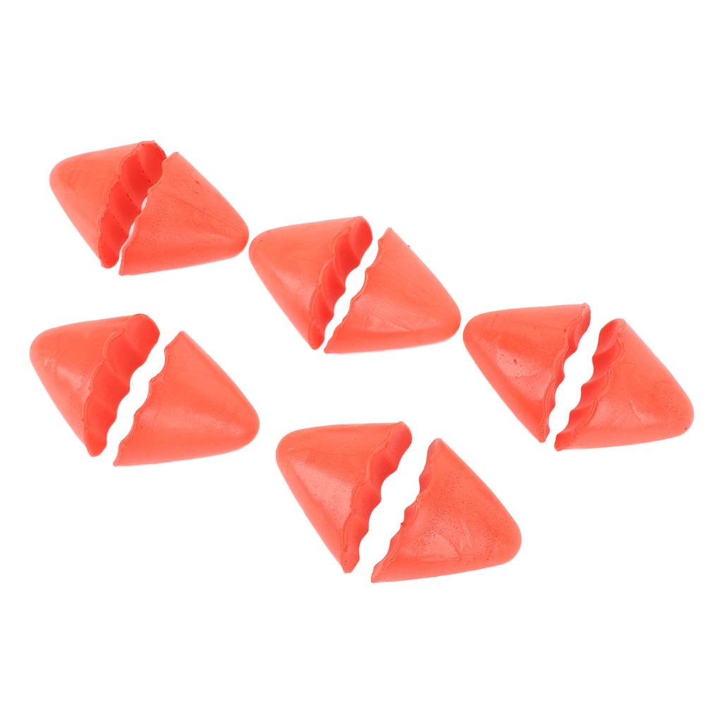 5 Pairs Pointed Shoe Filler Insert PU Foam Thick Soft Toe Cushion Fillers Half Size Shoe Filler For High Heels
