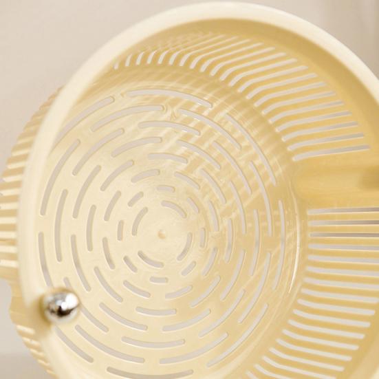 Yousheng Vegetable Fruit Washer Multi-Functional Drain Basket Fruit Tray Versatile Rotating Food Prep Tool Kitchen Accessory