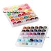 Household Bobbin Thread Set: 25/36 Spool Kit for Sewing Machines