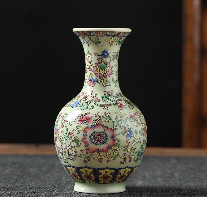 Antique Blue and White Chinese Porcelain Vase - European & American Handicraft for Flower Arrangements
