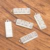10pcs Musical Note Pendant Piano Guitar Microphone Speaker Suona Music Equipment Alloy Jewelry Accessories
