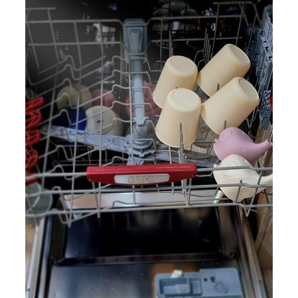 Hand Washing 0% Kinderland Infant Baby Straw Cup Spout Cup Set, 4 Cups + 2 Lids (milk + Pink)