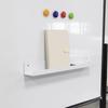 Magnetic Shelf 43cm Floating Holder for Book Metal Storage   with Anti Slip Raised Lip for Classroom Whiteboard   Refrigerator Side Washe