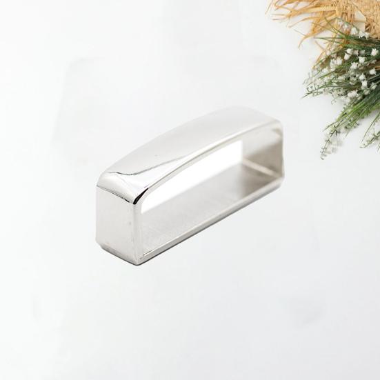 Hebilla de anillo para correa de cinturón en forma de D, correa de Metal de 35/40mm, hebilla de repuesto para bolso artesanal de cuero sintético