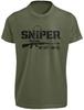 Sniper One Shot One Kill Military Patriot Special Forces TShirt 100 Cotton ONeck Short Sleeve Summer Casual Unisexs Tshirt