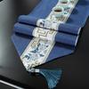Chinese Style Floral Table Runner Washable Tea Table Cloth Embroidery Bed Flag  Hotel Decoration