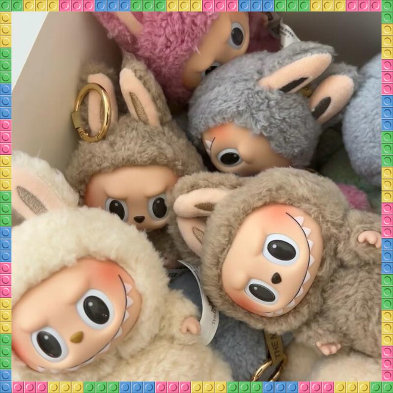 Für La Bu Bu The Monster Macaron Alle Serien Blind Box Vinyl Anhänger Niedliche Puppe Spielzeug Schlüsselanhänger Mysteriöse Überraschungsbox Geburtstagsgeschenk