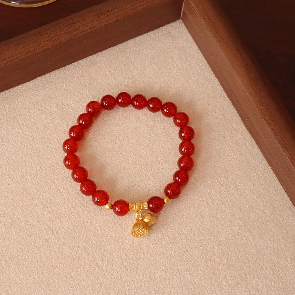 Original Design Natural Agate Bracelet Fashion Women Daily Jewelry Lucky Gift