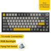 AJAZZ AK820/Pro Wireless Mechanical Keyboard Bluetooth 5.1 2.4G USB-C Wired Swappable RGB Gaming Keyboard Gasket Mount with