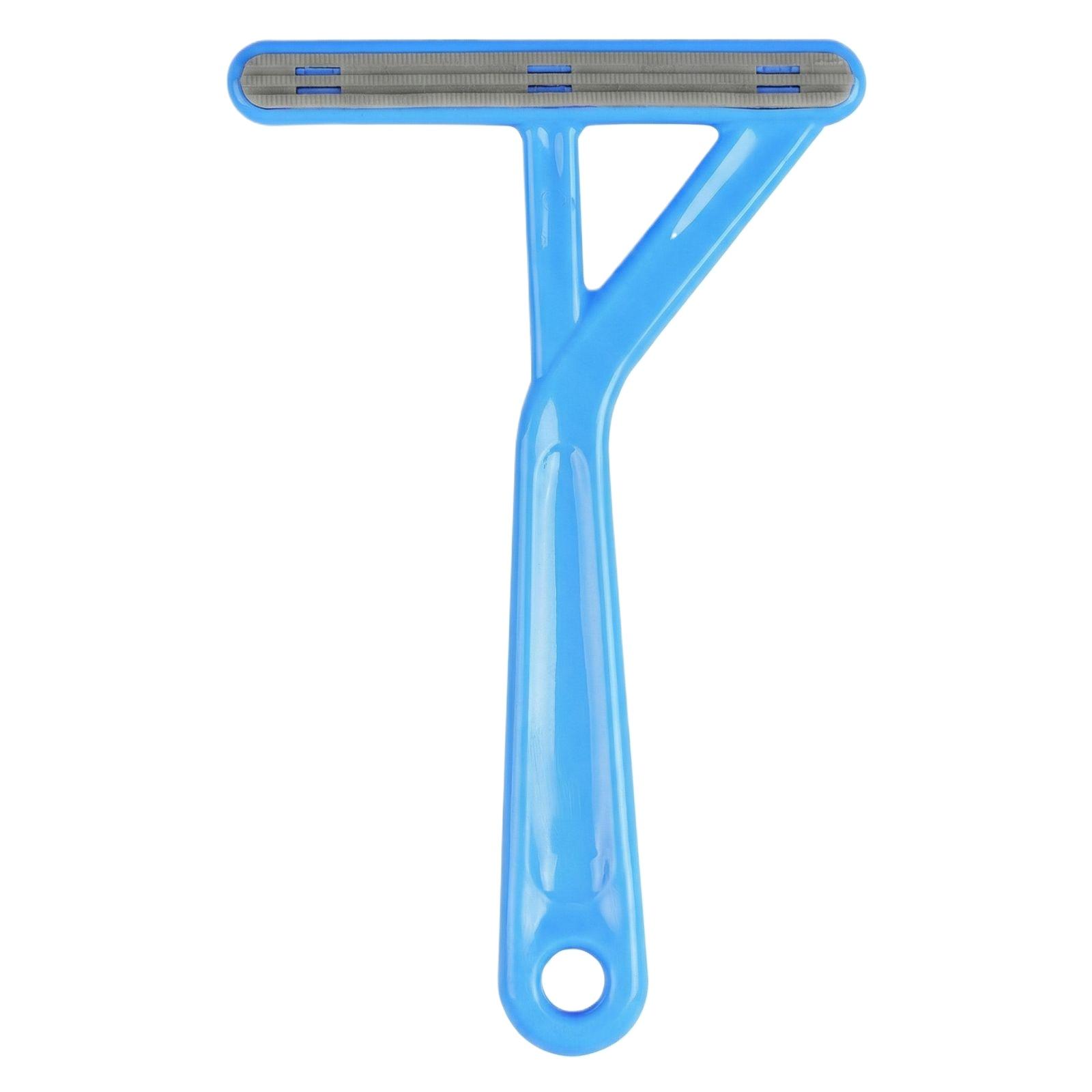 

Double Sided Pet Hair Remover Brush for Dog Furniture Clothes Carpet one size синий