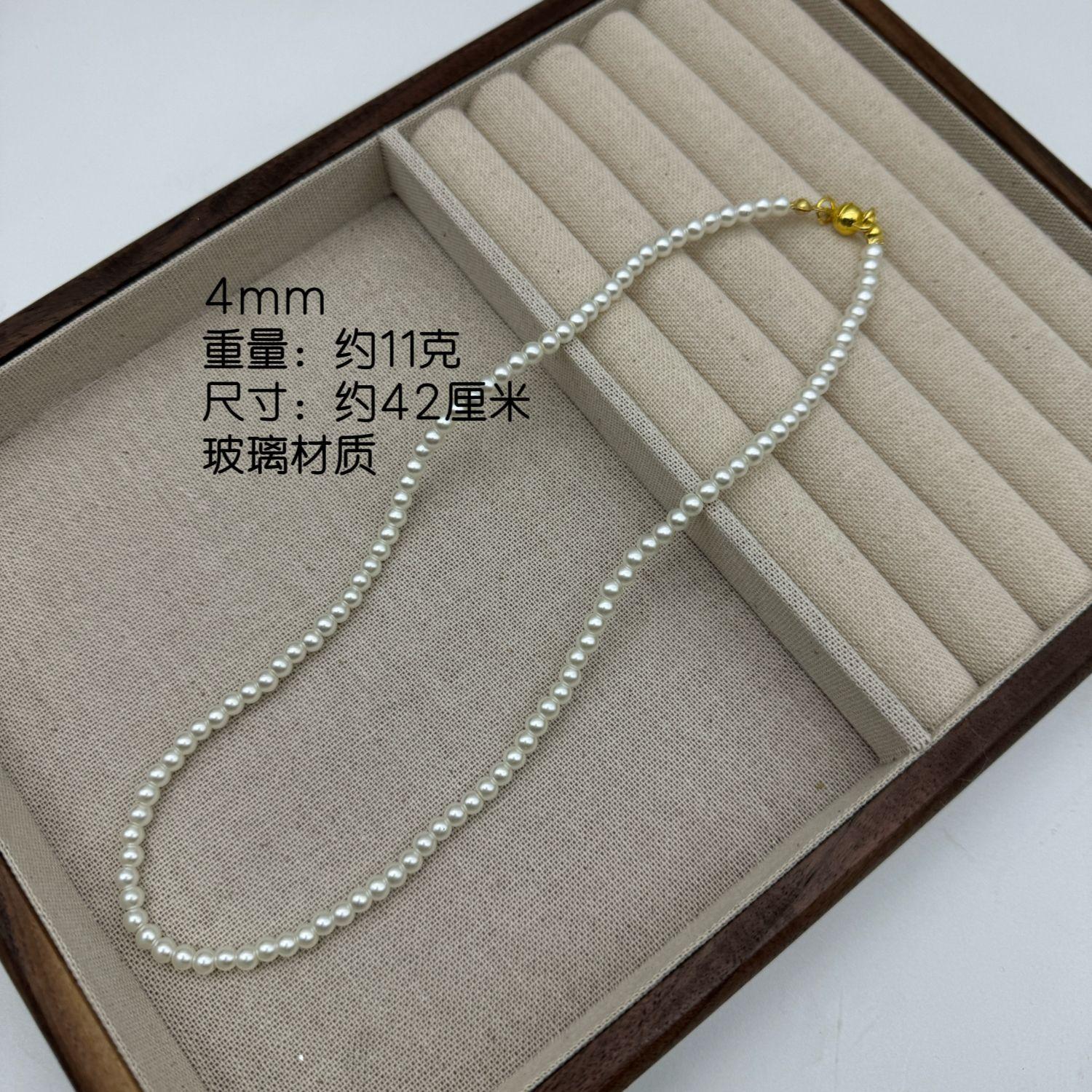 Жемчужное ожерелье Shijia Zhengyuan Женственный темперамент Высокое качество Легкая роскошь Нишевая цепочка на ключицу Цепочка на шею Женская Новое популярное